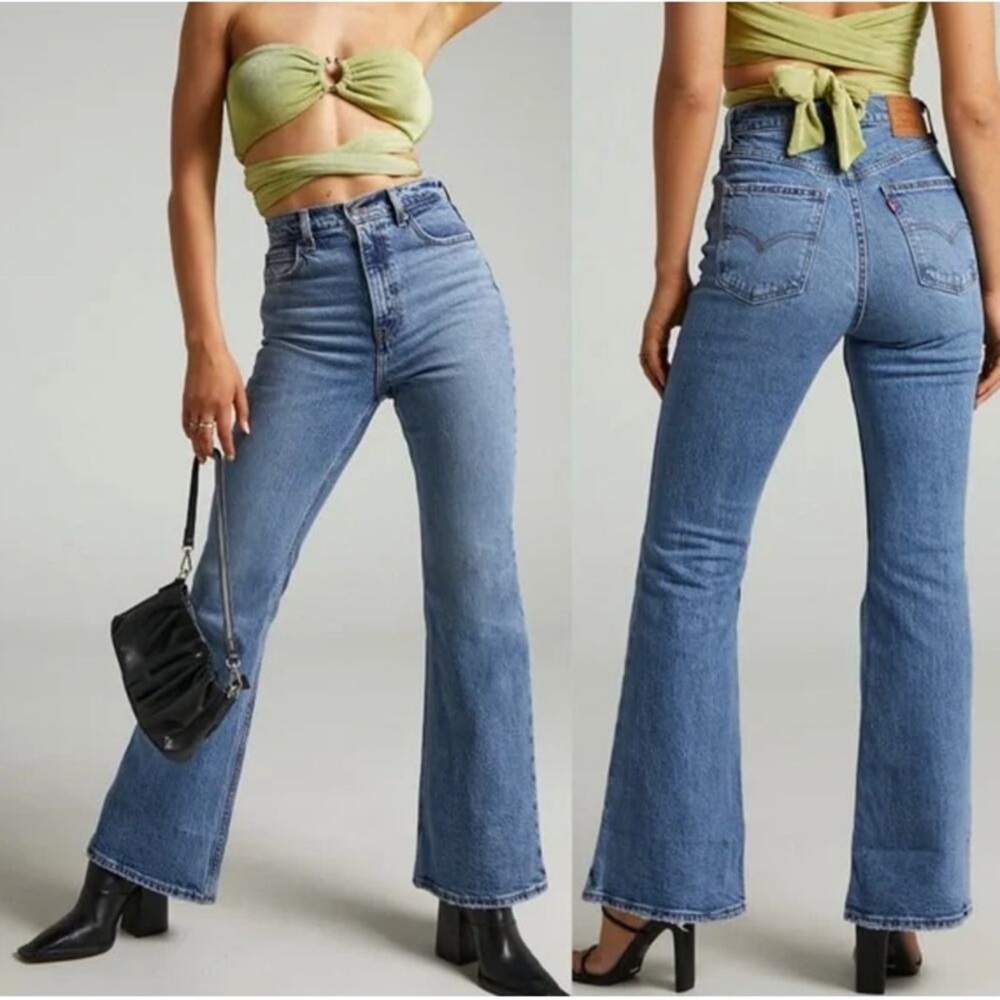 Levi's 70s High Flare Jeans-medium wash NWT size 30x30